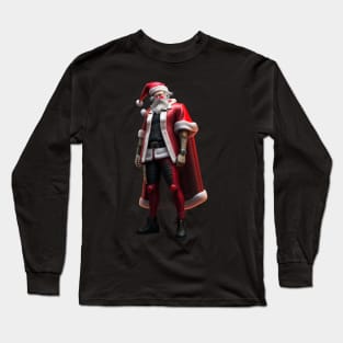 Cyberpunk Santa Claus Long Sleeve T-Shirt